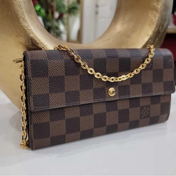 Louis Vuitton Damier Ebene Porte Tresor International Wallet - Picture 1 of 17